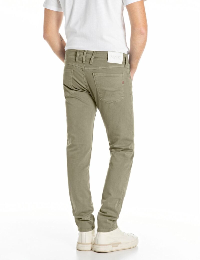 anbass slim fit 9.5oz light military stretch bull denim