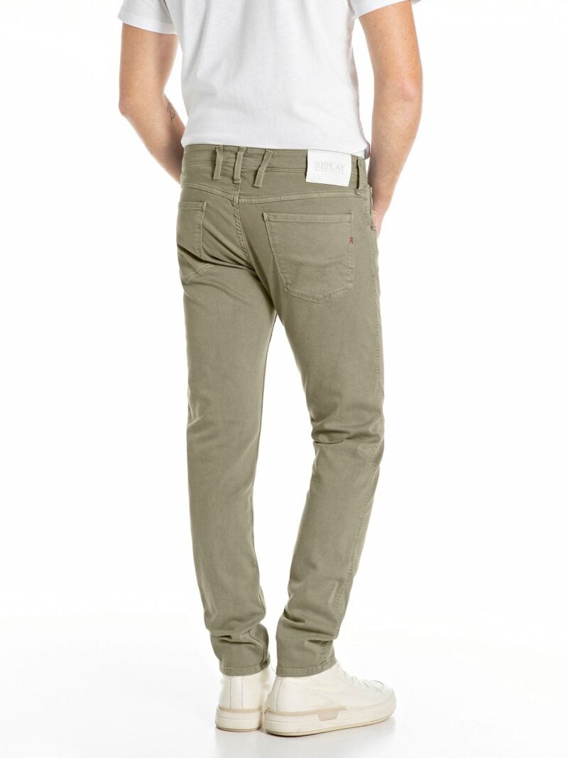 anbass slim fit 9.5oz light military stretch bull denim