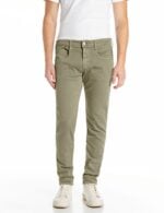 anbass slim fit 9.5oz light military stretch bull denim