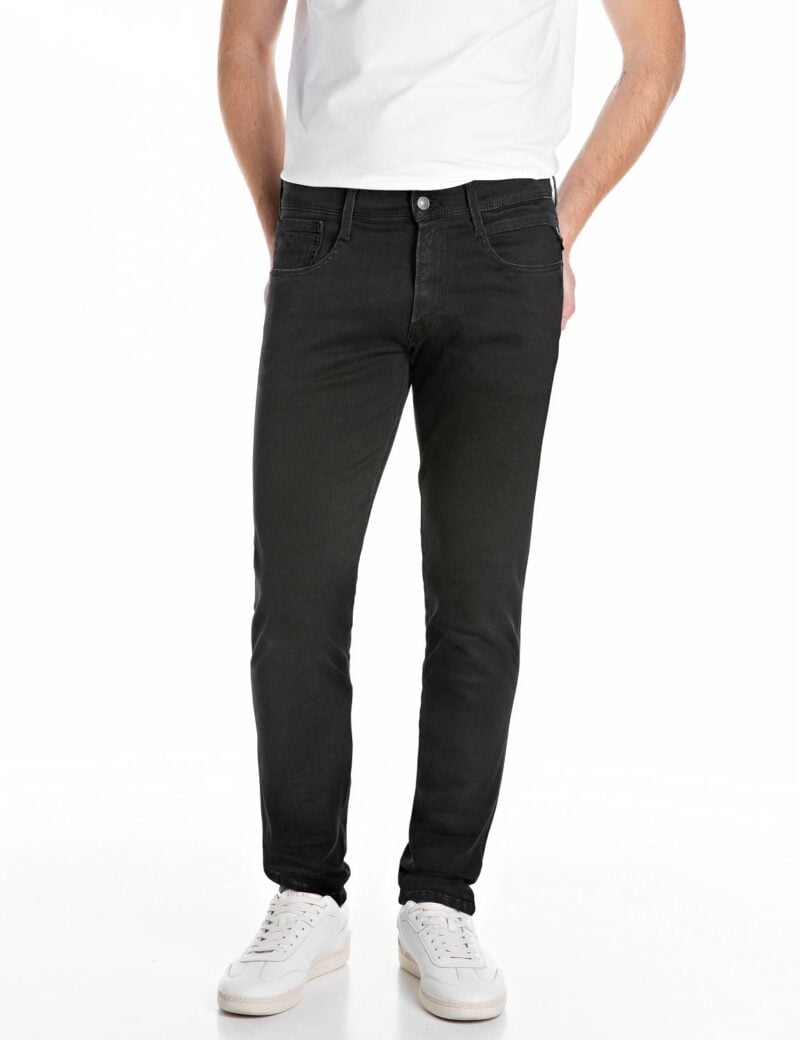 anbass slim fit power stretch black modal denim anbass slim fit power stretch black modal denim