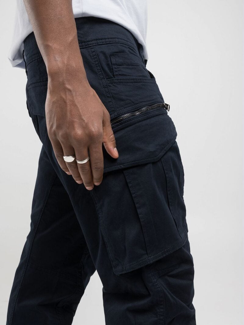 joe comfort cotton twill dark navy trousers
