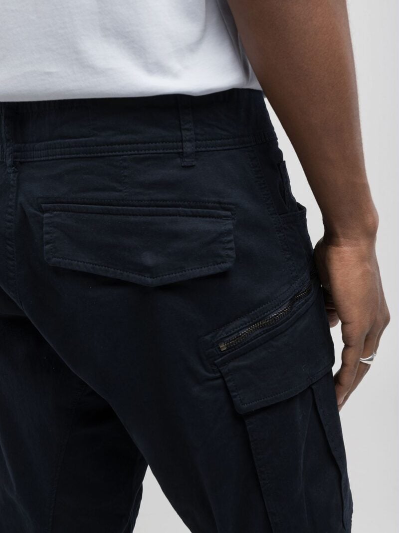 joe comfort cotton twill dark navy trousers