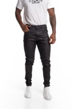 bronny super slim wax coated denim