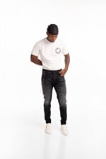 bronny 10.5 oz black declave power stretch denim