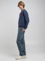 grover straight fit medium grey denim