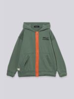 distressed zip up hoody