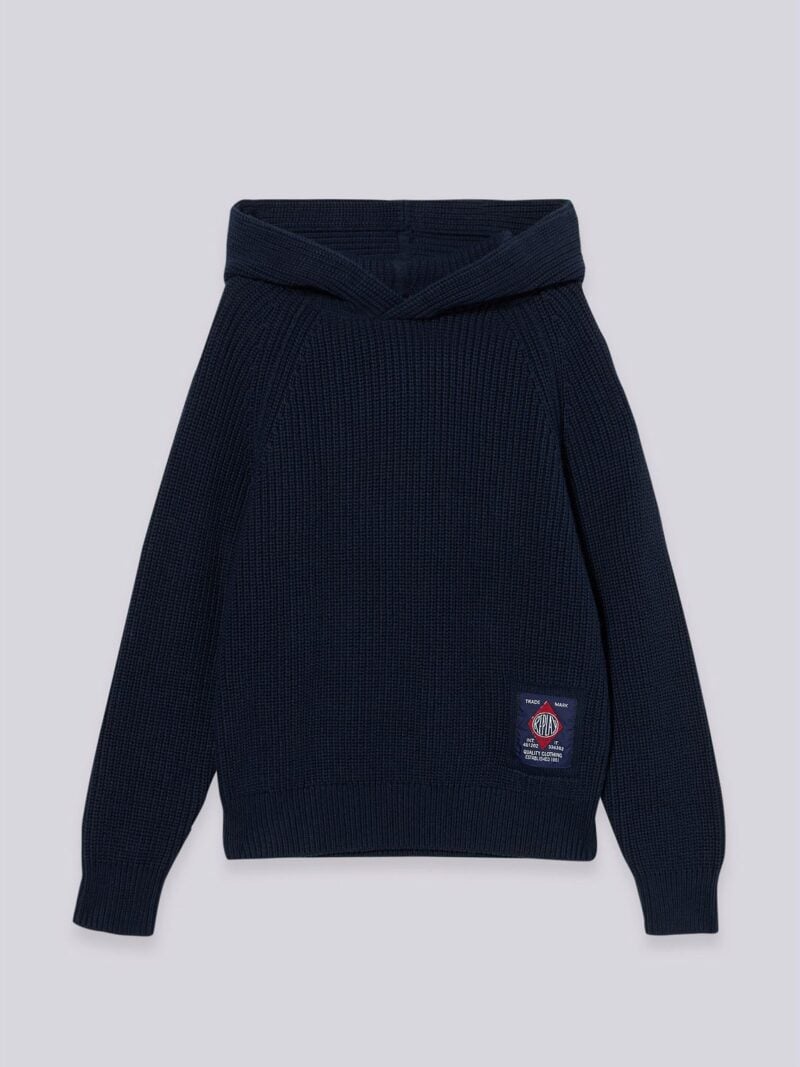 cashmere blend hooded sweater