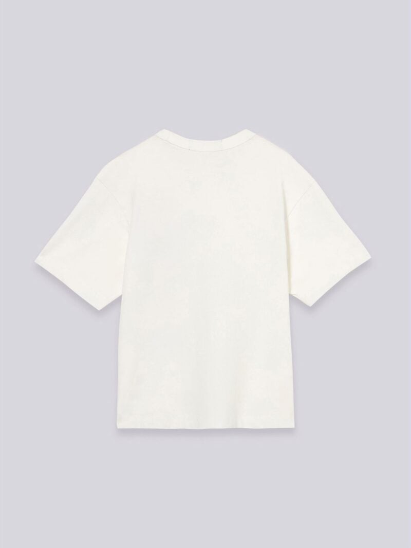 t shirt with patches and print