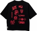 t shirt with patches and print (copy)