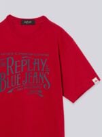 jersey t shirt with lettering