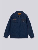 denim jacket with emroidery