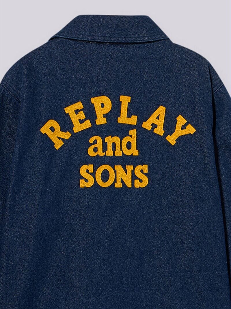 denim jacket with emroidery