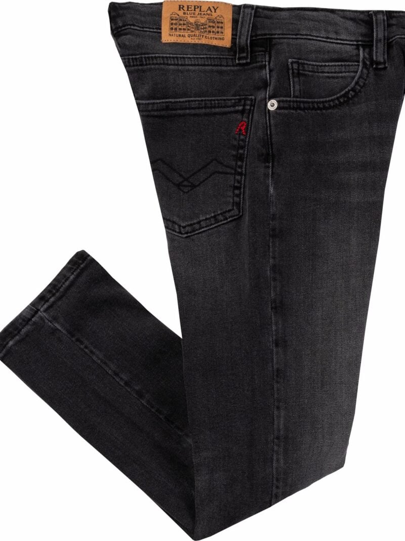 zikry slim fit 10.5oz comfort dark grey denim