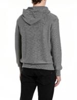 knitted cotton hoodie