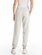 wide leg g.dyed bleached cotton fleece pants