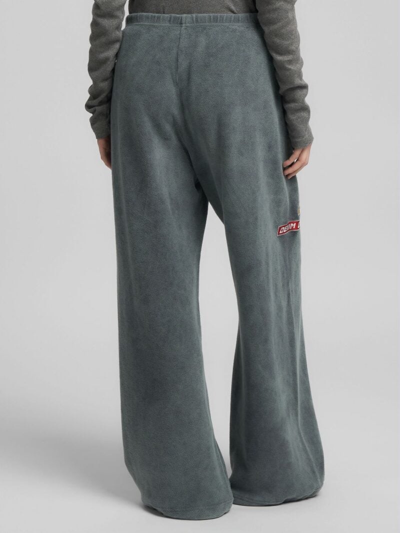 cotton dyed teddy pants