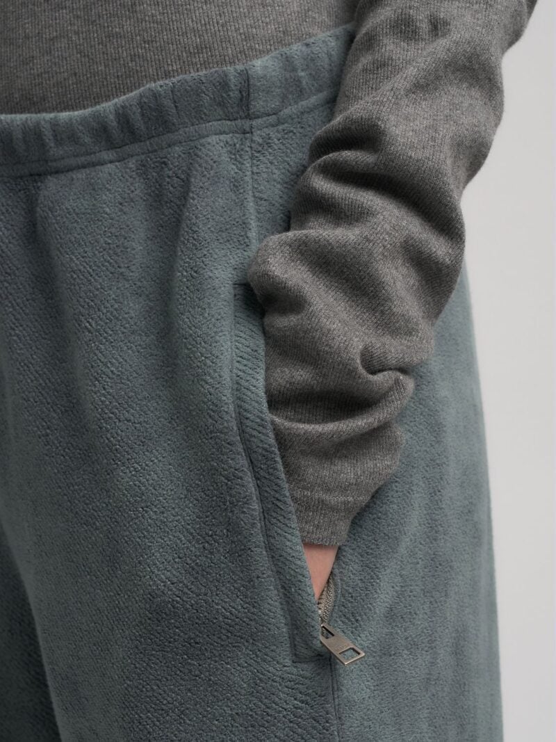 cotton dyed teddy pants