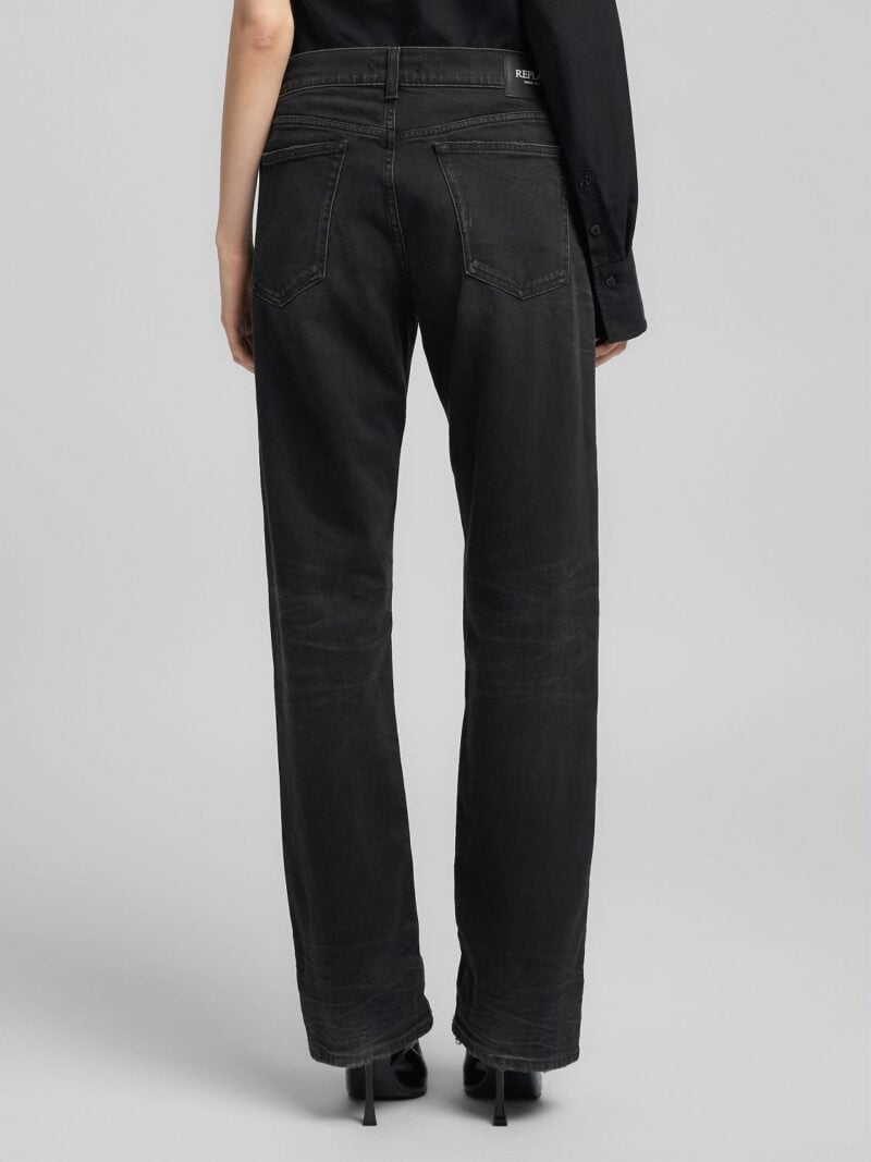 aubry boy fit 11oz comfort black denim