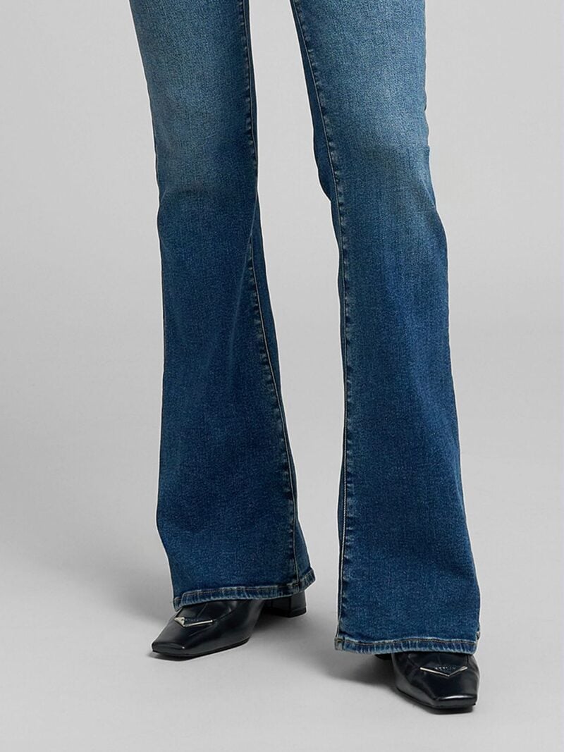 new luz bootcut 11oz medium blue denim