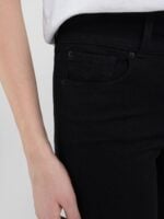 new luz flared fit bootcut 11oz black denim