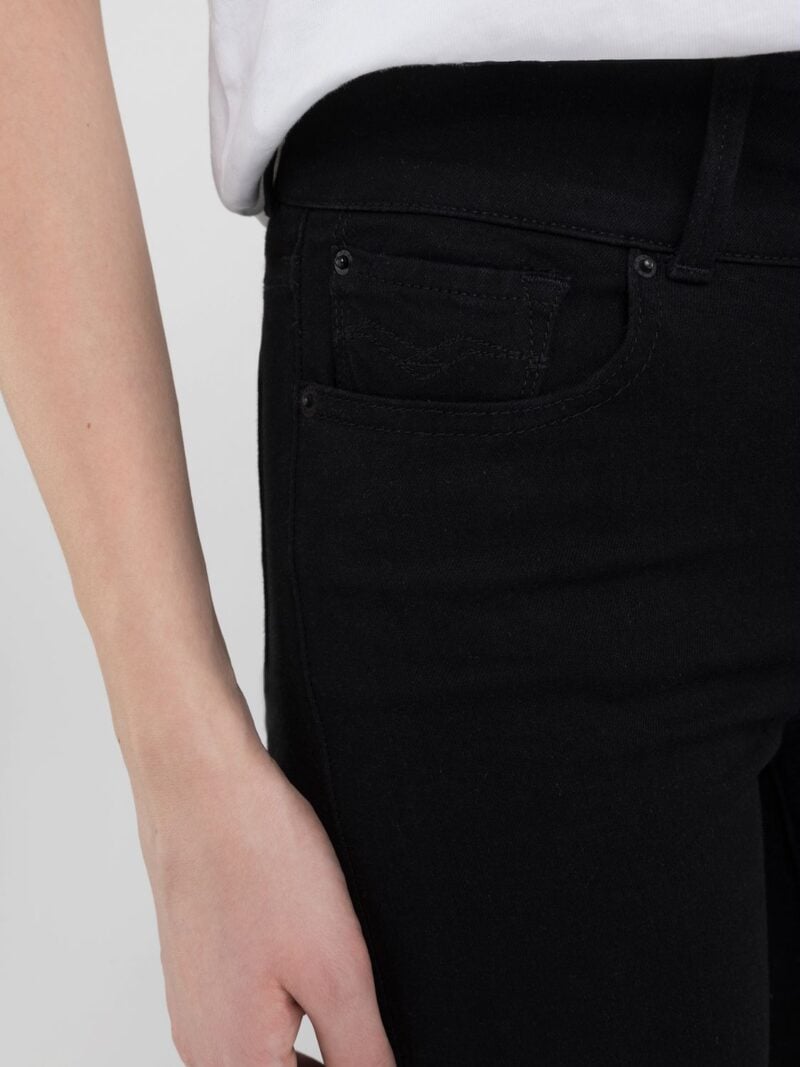 new luz flared fit bootcut 11oz black denim
