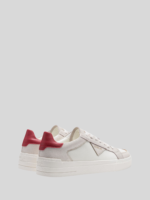 evan edit suede ecru red
