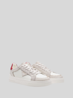 evan edit suede ecru red