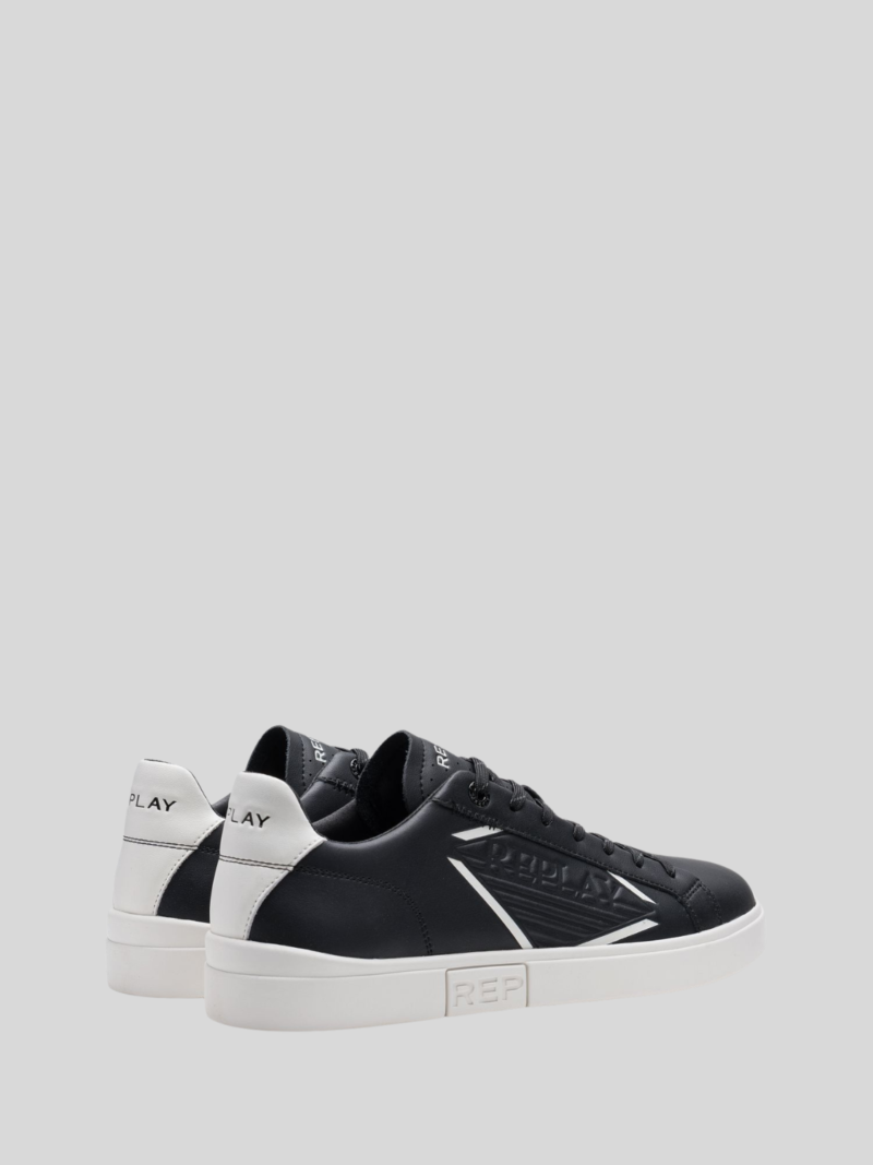 polys stamp black white